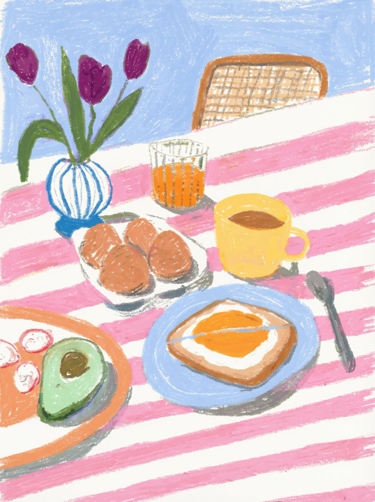 Poster in black frame