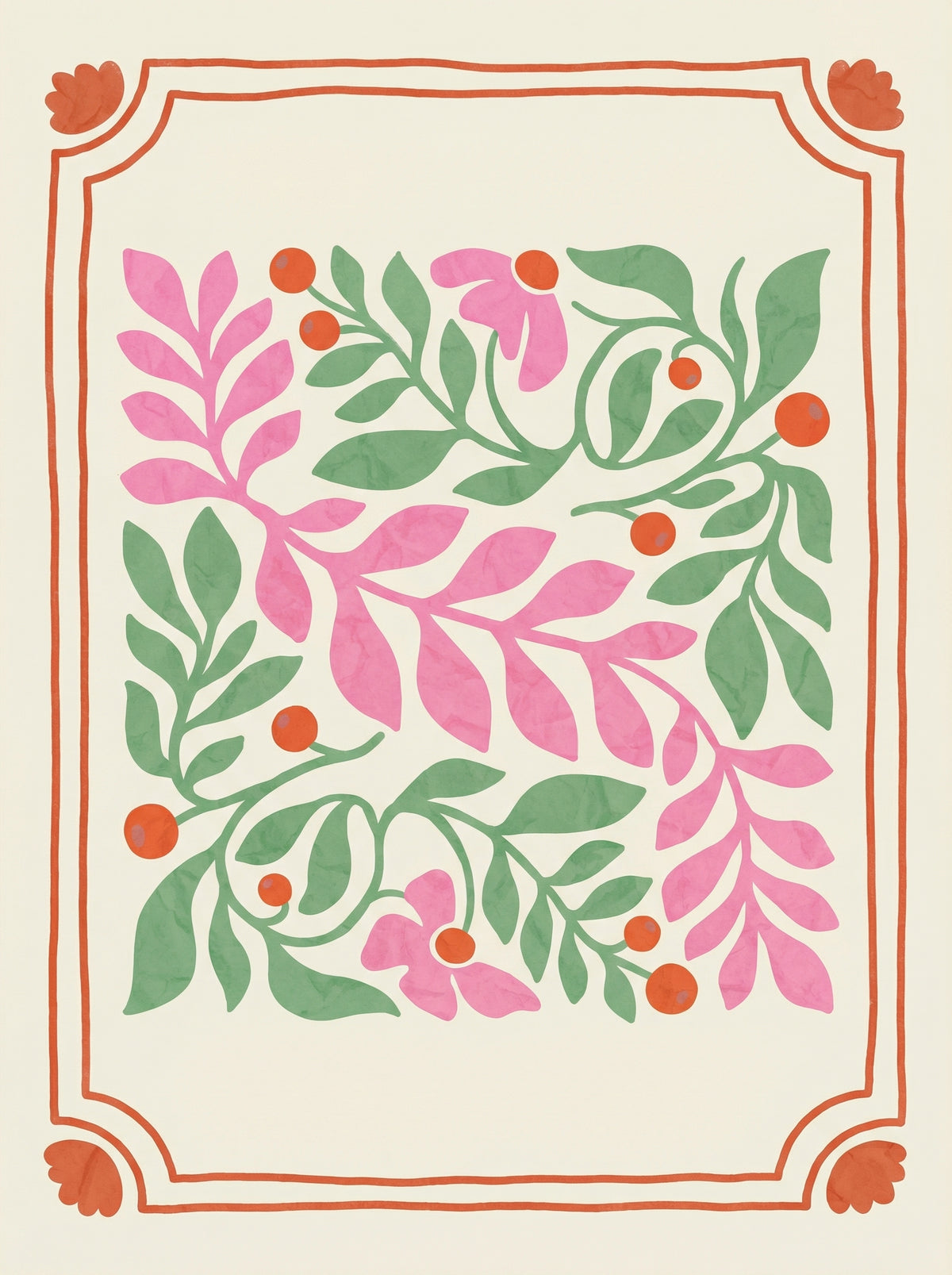 Poster in black frame