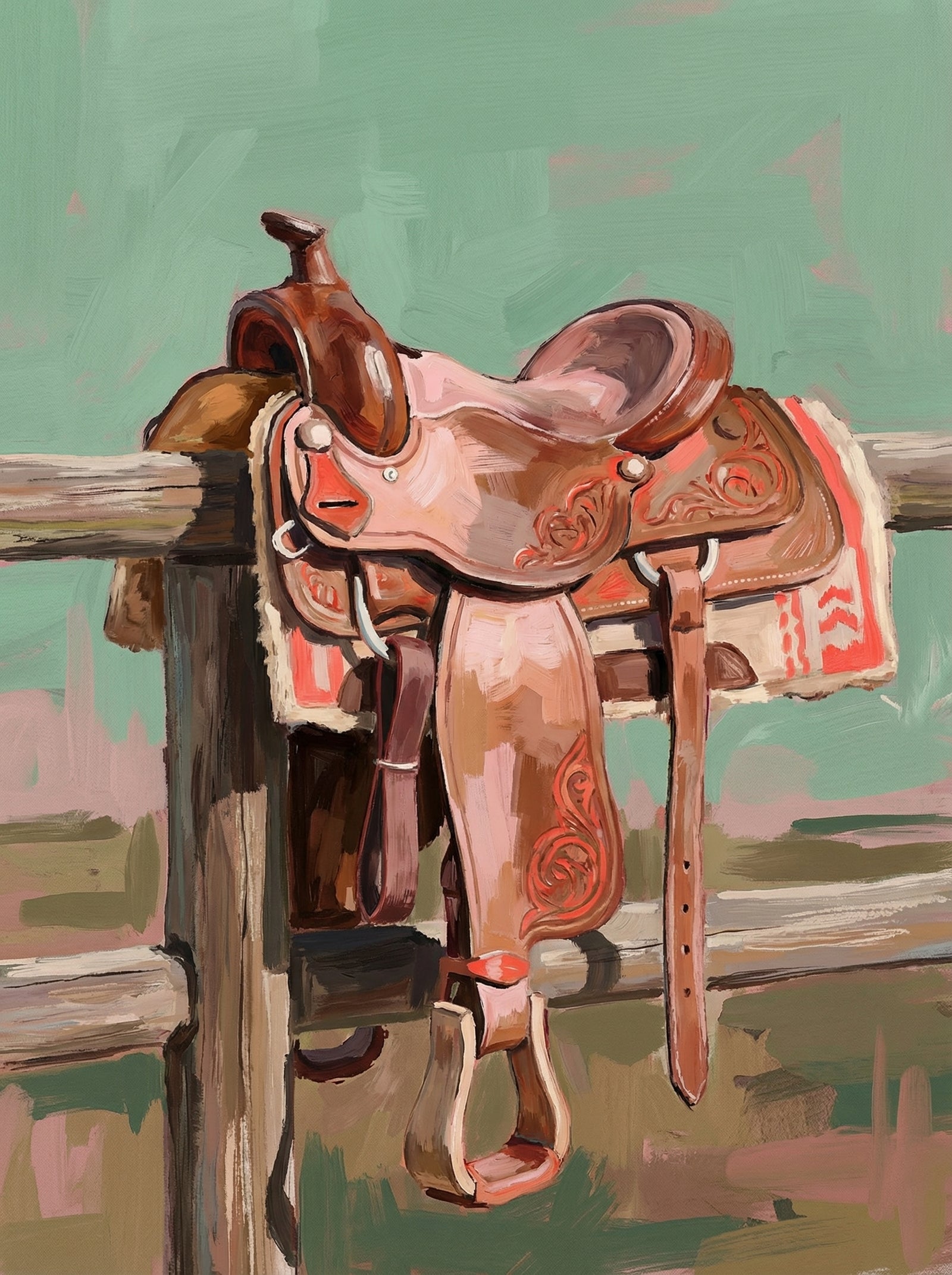 Poster in black frame