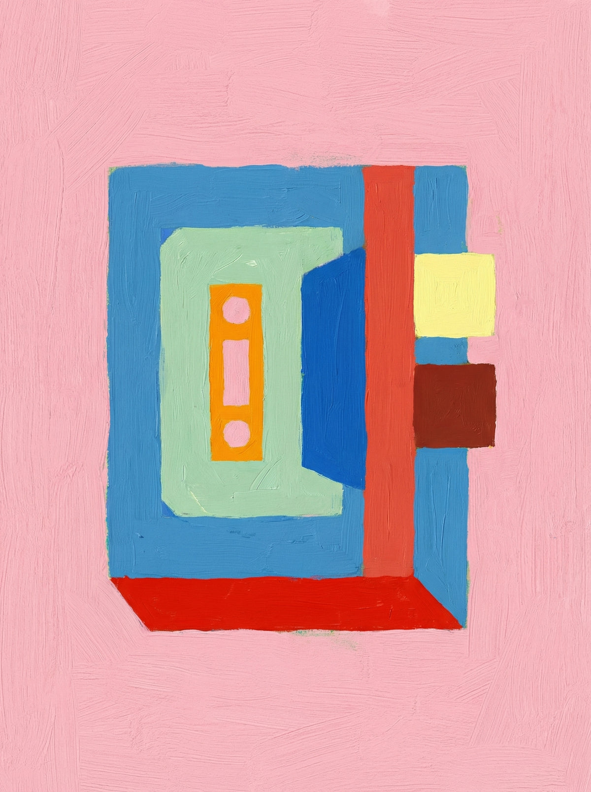 Poster in black frame