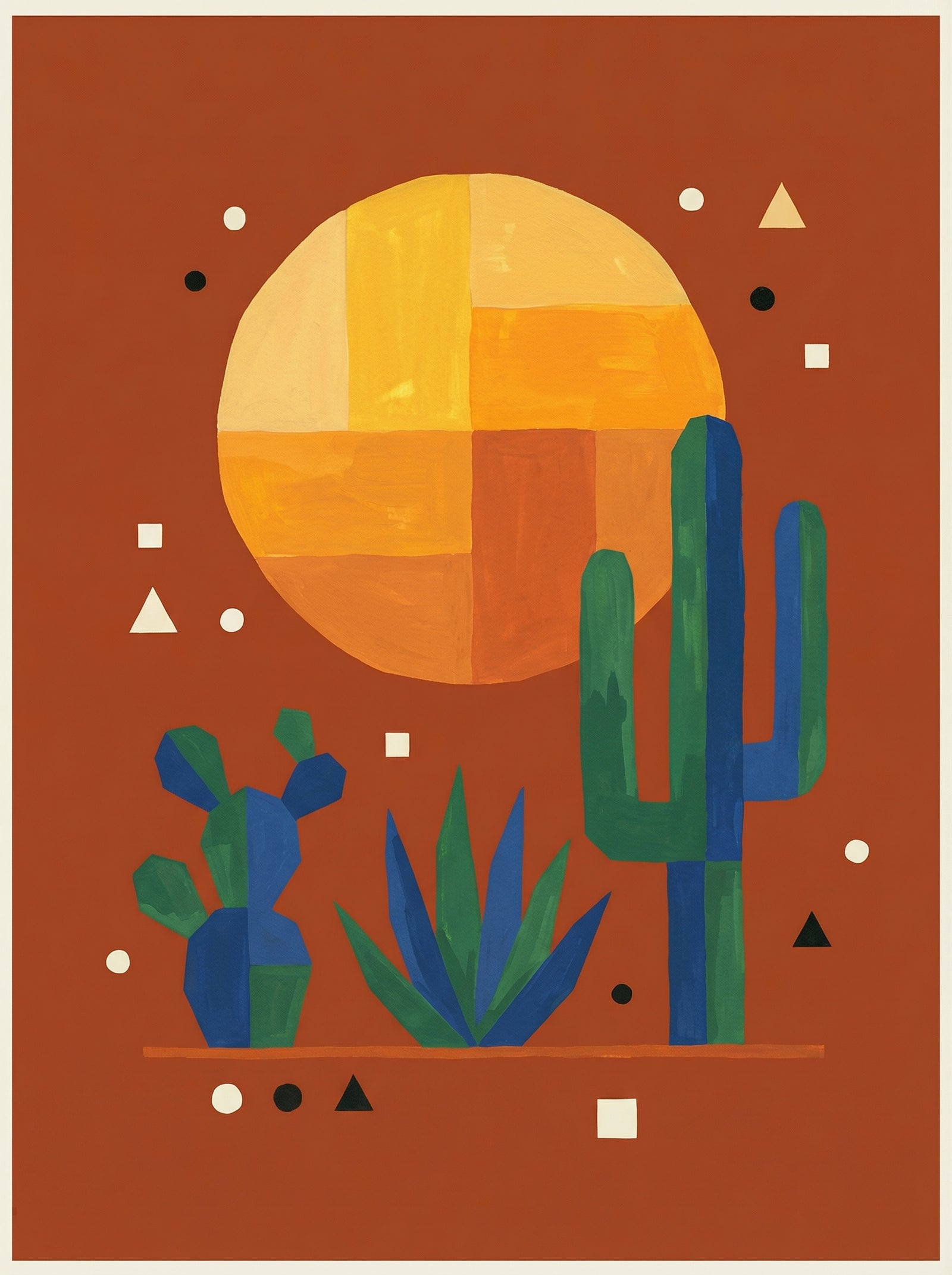 Poster in black frame