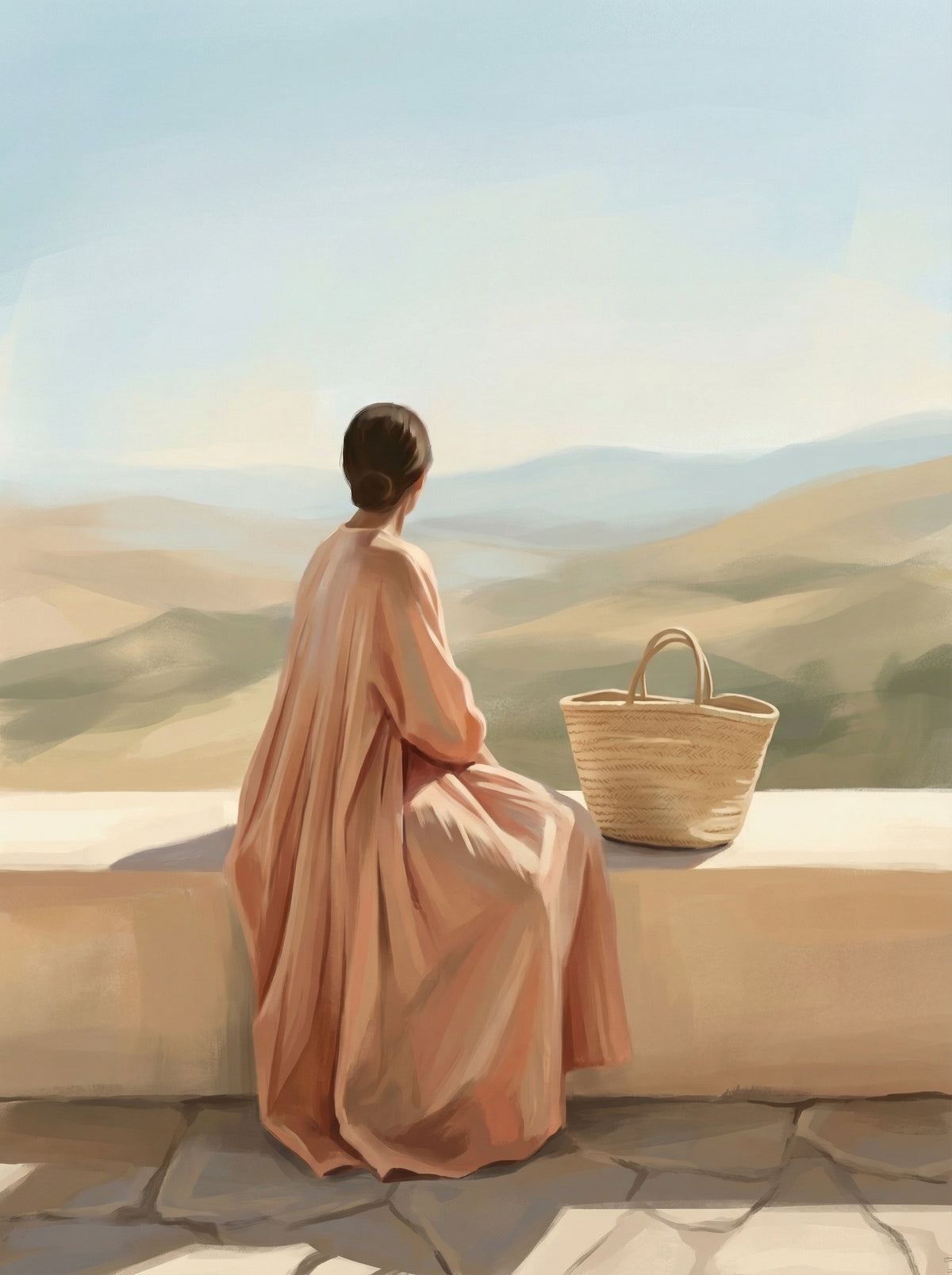 Poster in black frame