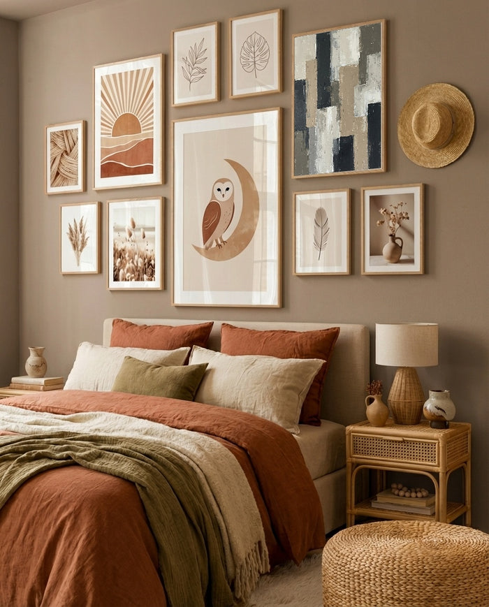Muted Blocks – plakat og kunsttryk