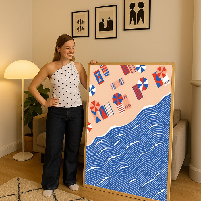 Wavy Swimmers – poster e stampa artistica