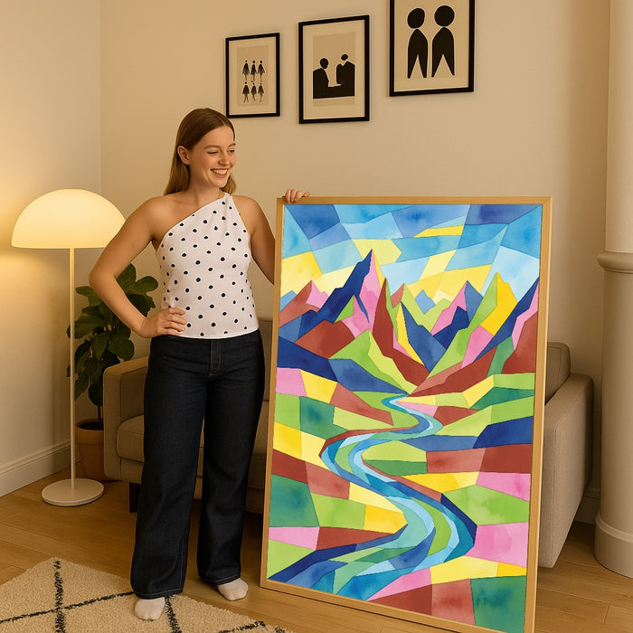 Geometric Panorama – póster e impresión artística