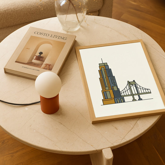 Geometric Bicycle – poster and art print