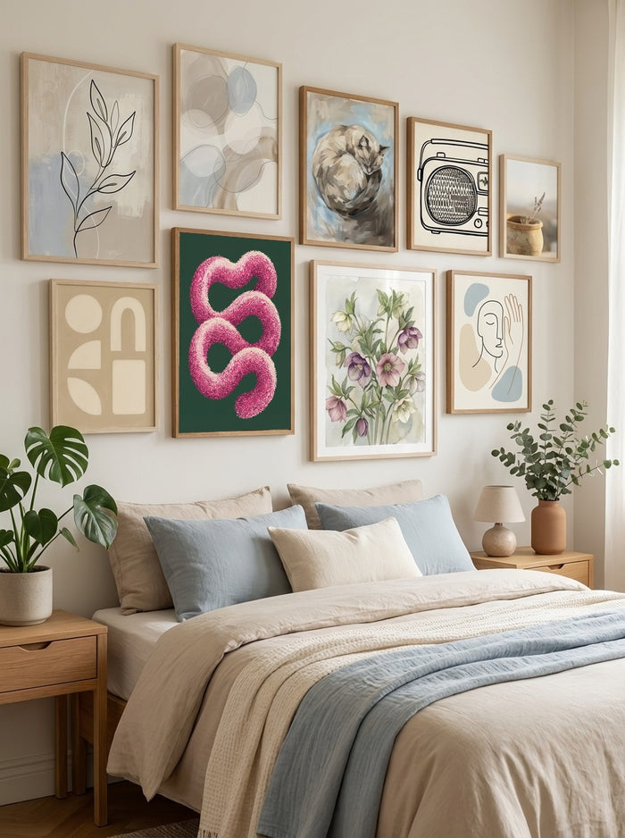 Organic Bloom Green – affiche et impression d’art