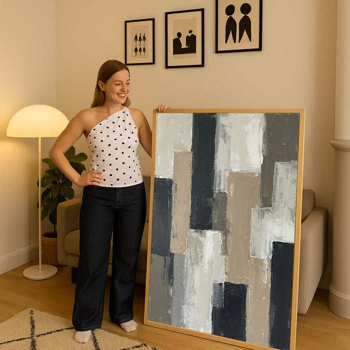 Muted Blocks – plakat og kunsttryk