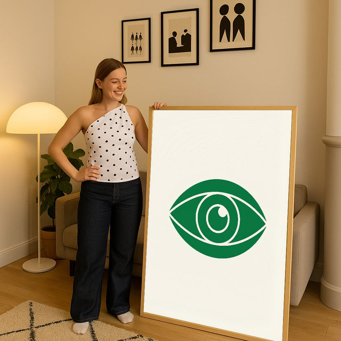 Emerald Gesture – poster and art print