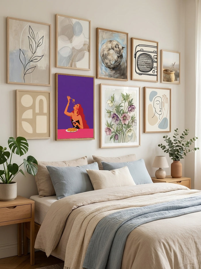 Spaghetti Bliss – poster and art print