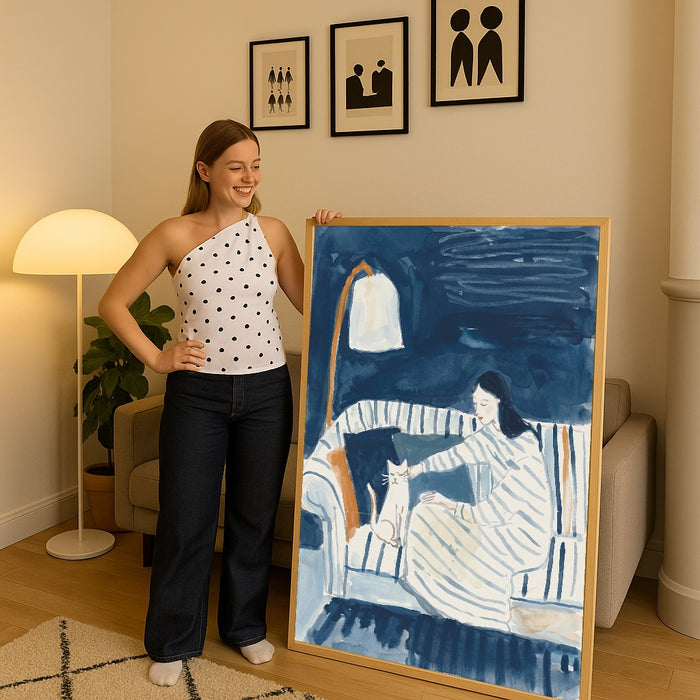 Quiet Companionship Blue – poster e stampa artistica