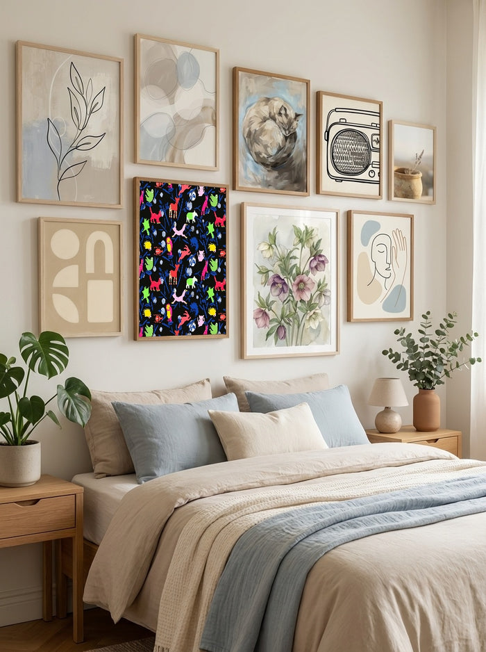 Whimsical Nocturne – plakat og kunsttryk