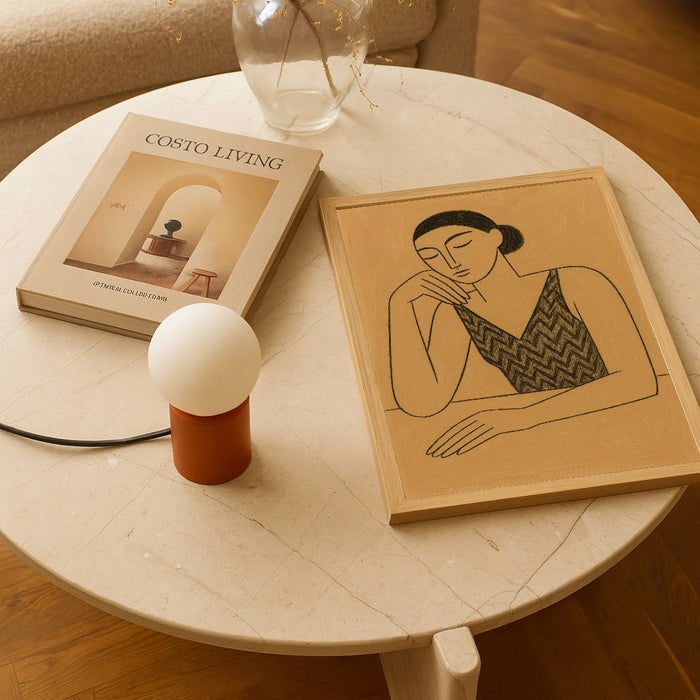 Abstract Contemplation 2 – poster mockup in interior