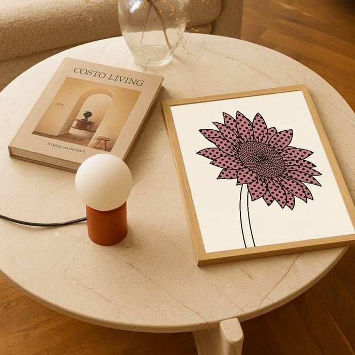 Dotted Mushroom Whimsy – póster e impresión artística