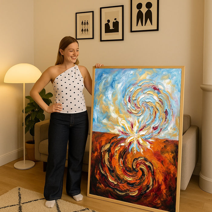 Duality of Swans – plakat og kunsttryk