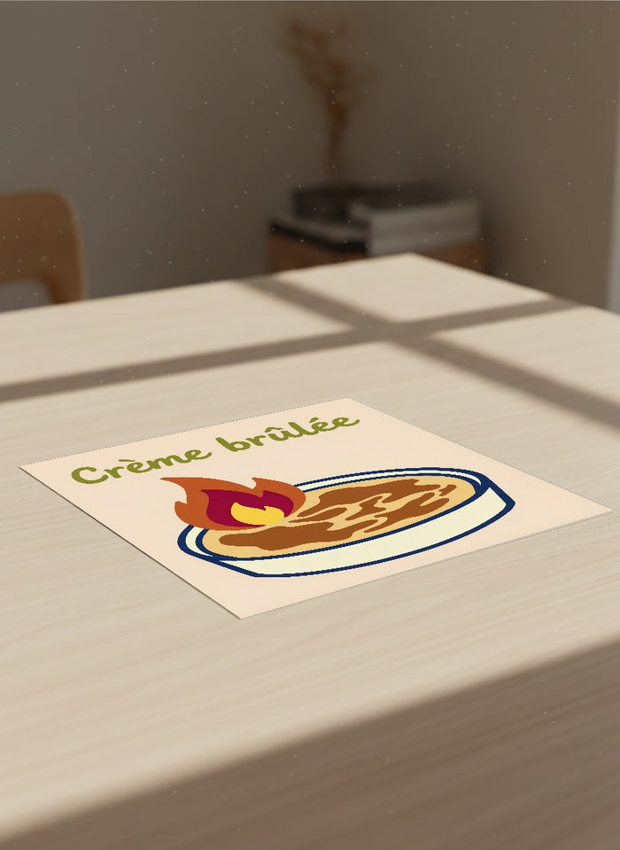 Culinary Rooster – Poster und Kunstdruck