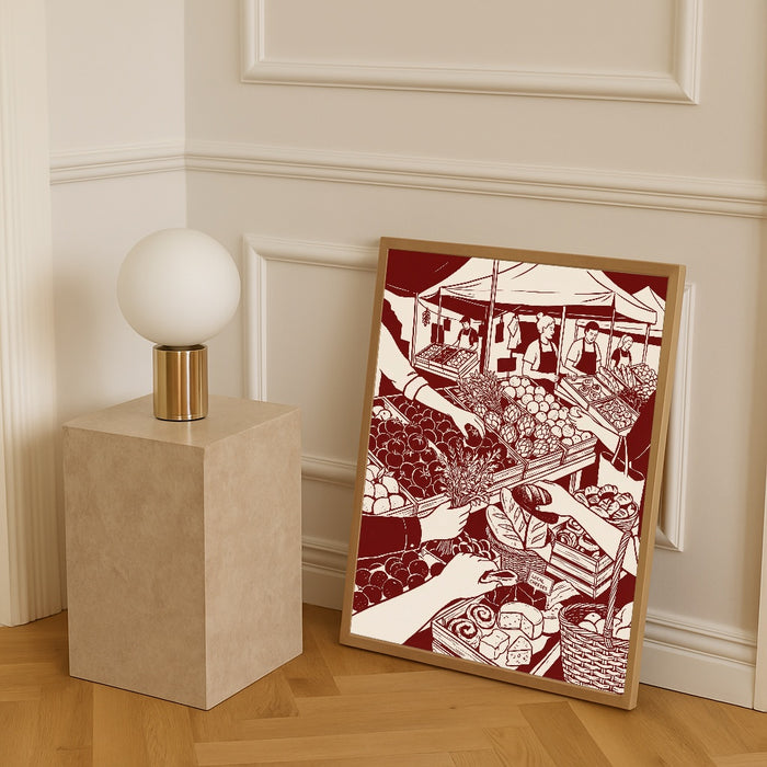 Festive Gathering – Poster und Kunstdruck