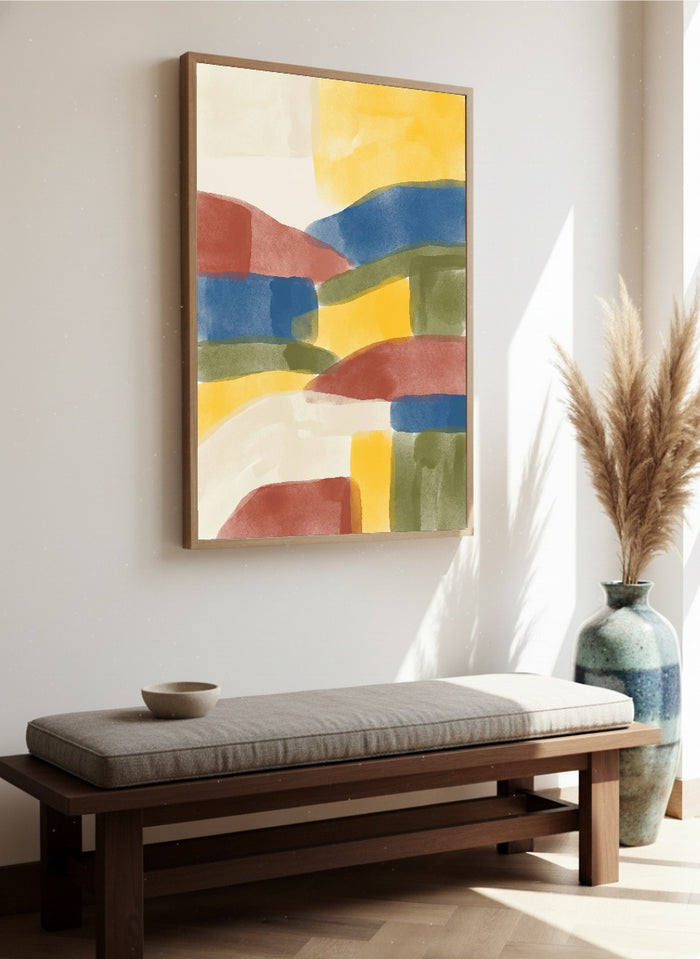 Fragmented Hues – póster e impresión artística