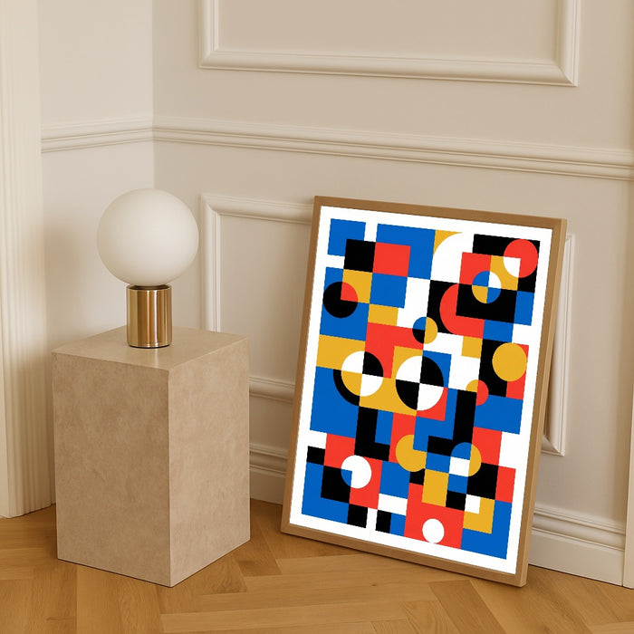 Bauhaus Rhythm – poster and art print
