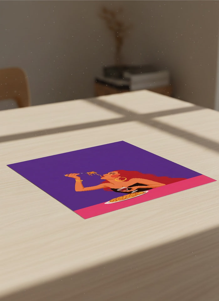 Spaghetti Bliss – poster and art print
