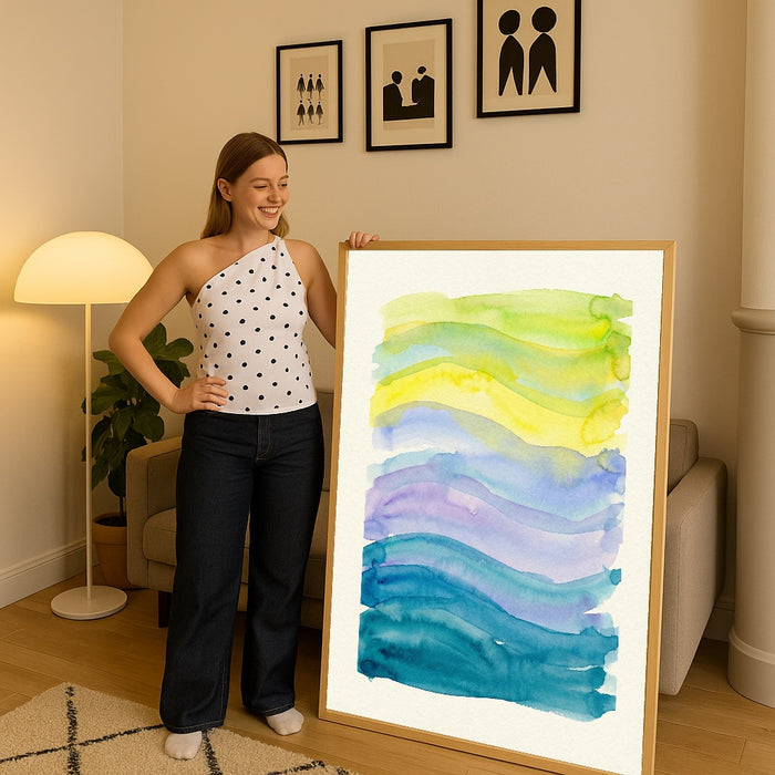 Azure Transition – plakat og kunsttryk