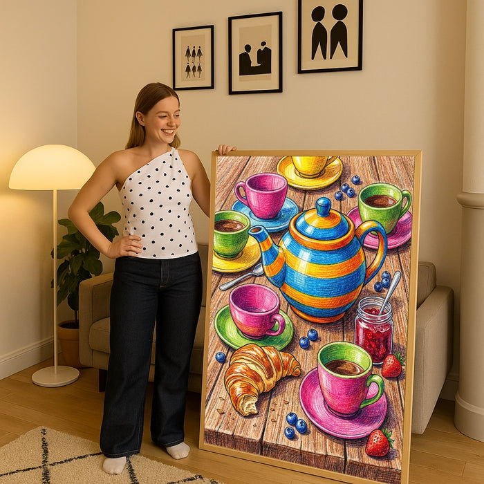 Vibrant Cup Collection – poster and art print