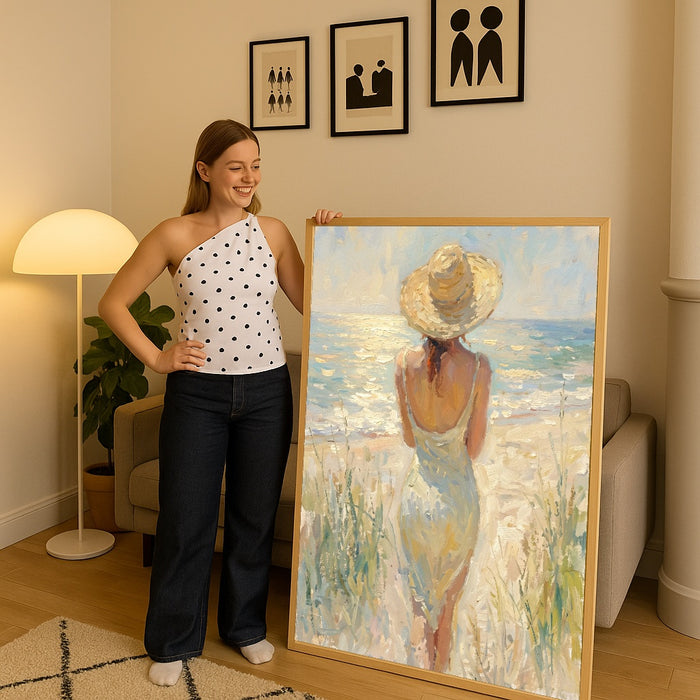 Coastal Stroll – plakat og kunsttryk