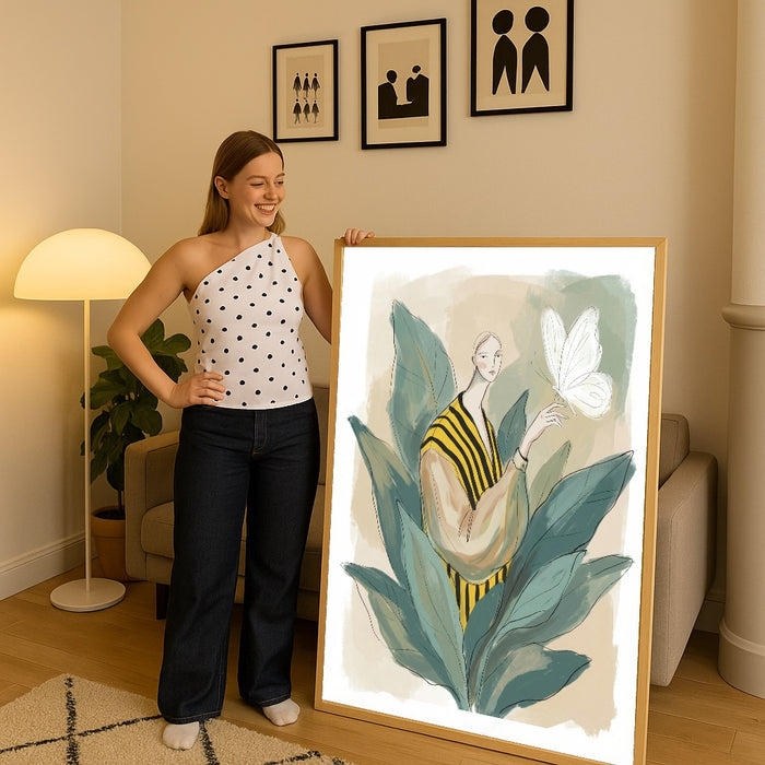 Whimsical Bloom – plakat og kunsttryk