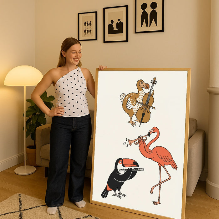 Feline Footwear Parade – plakat og kunsttryk