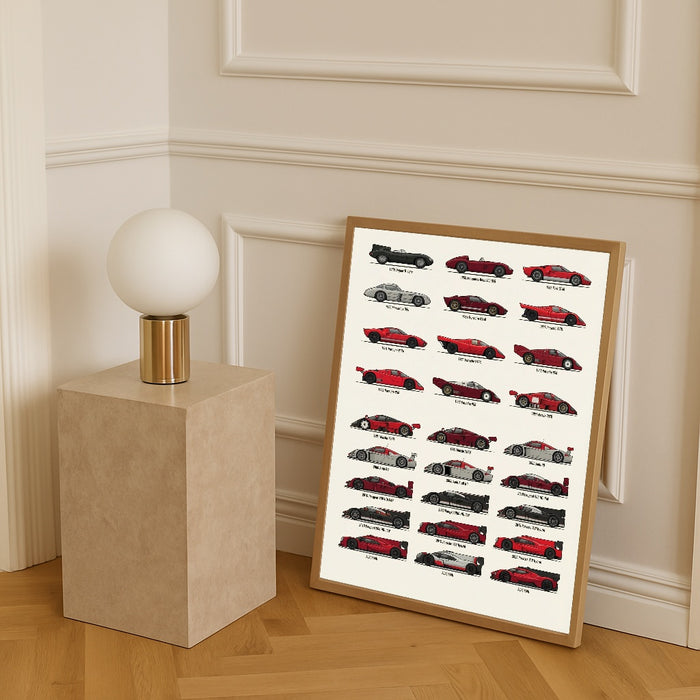 Ferrari Lineage – poster e stampa artistica