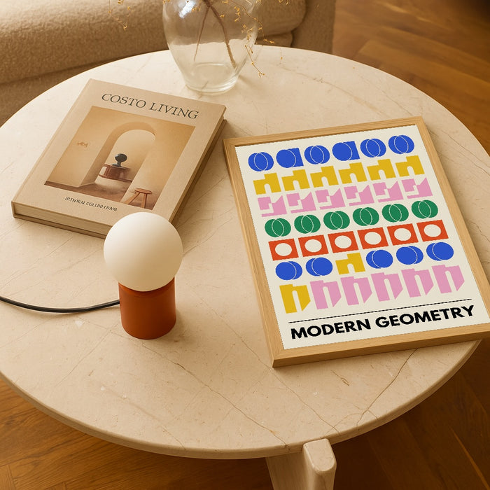 Bauhaus Blooms Grid – plakat og kunsttryk