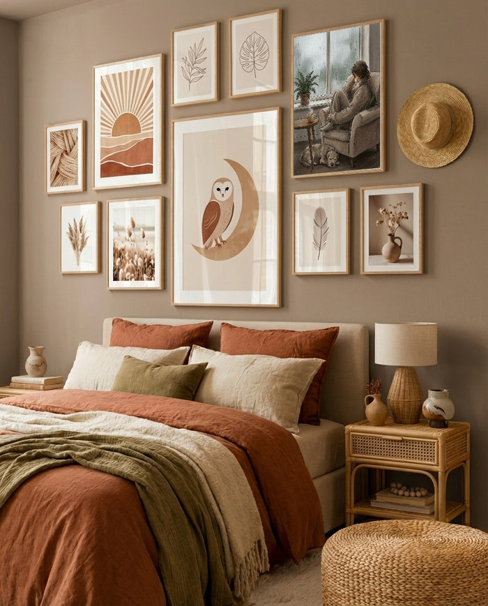 Quiet Repose Beige – plakat og kunsttryk