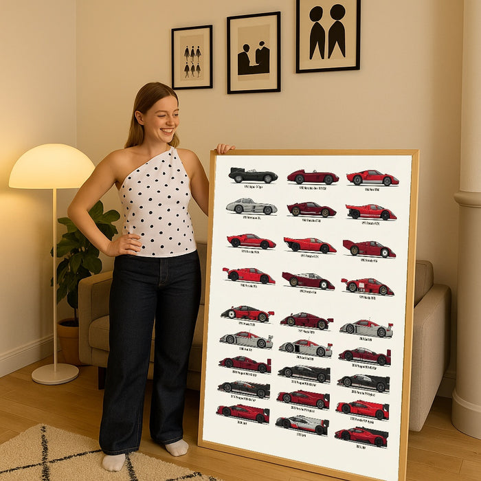 Ferrari Lineage – poster e stampa artistica