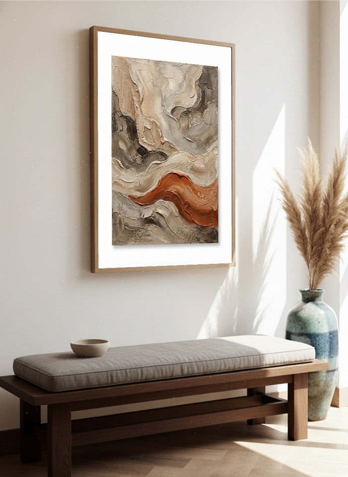 Earthy Patches – plakat og kunsttryk