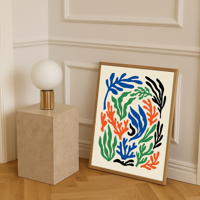 Vibrant Botanical Forms – plakat i druk artystyczny