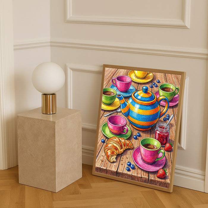 Vibrant Cup Collection – poster and art print