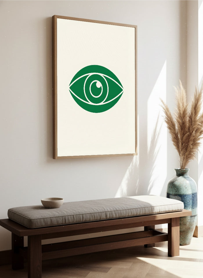 Emerald Gesture – poster and art print