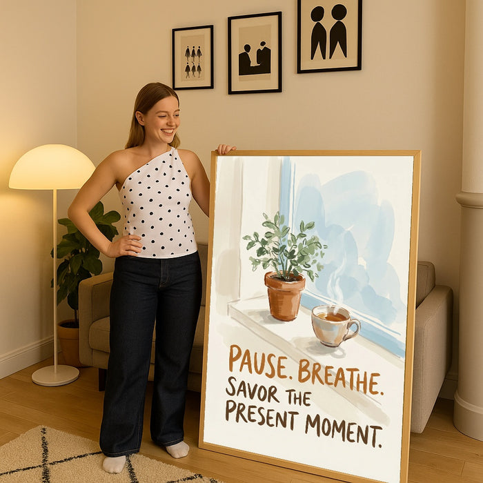 Calm Urgency – Poster und Kunstdruck