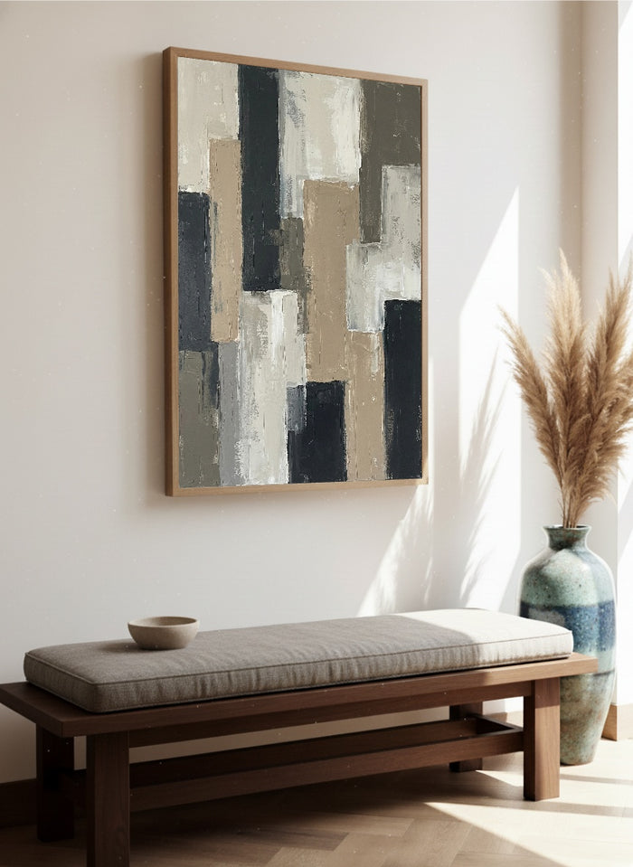 Muted Blocks – plakat og kunsttryk
