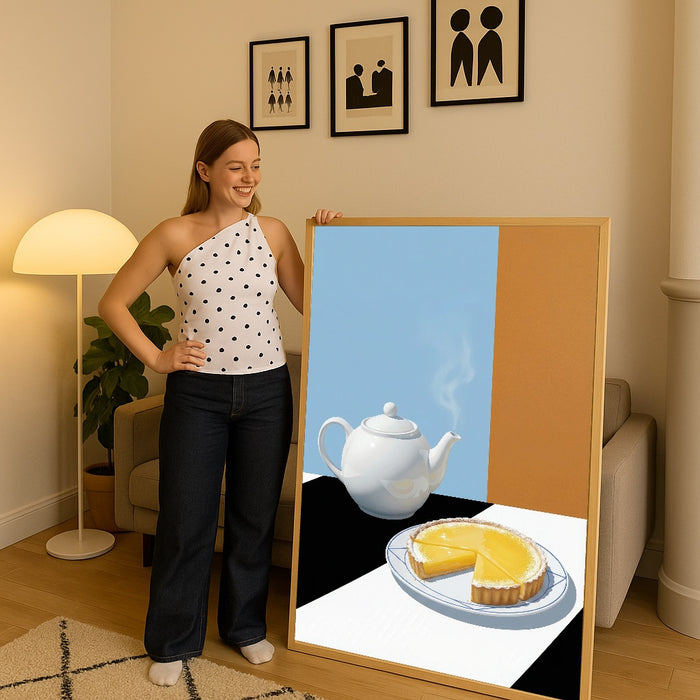 Morgenforkælelse – plakat og kunsttryk
