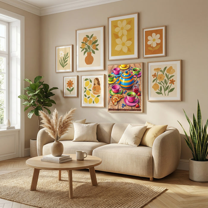 Vibrant Cup Collection – poster and art print