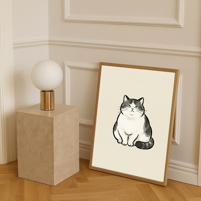 Sumo Frog Study – plakat og kunsttryk