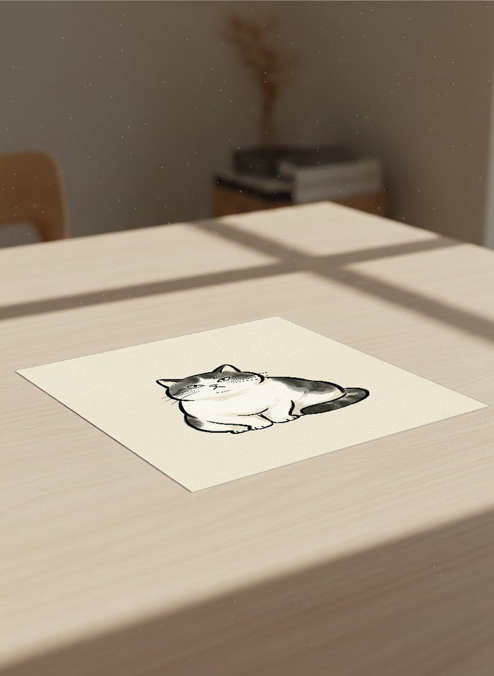 Sumo Frog Study – plakat og kunsttryk
