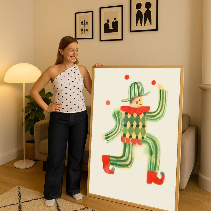 Juggling Jester – affiche et impression d’art