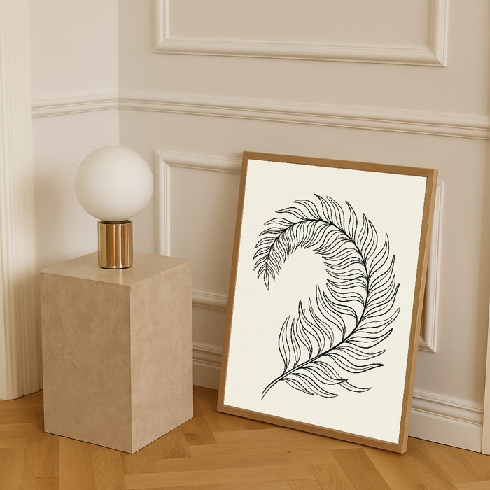 Organic Flow Beige – poster e stampa artistica
