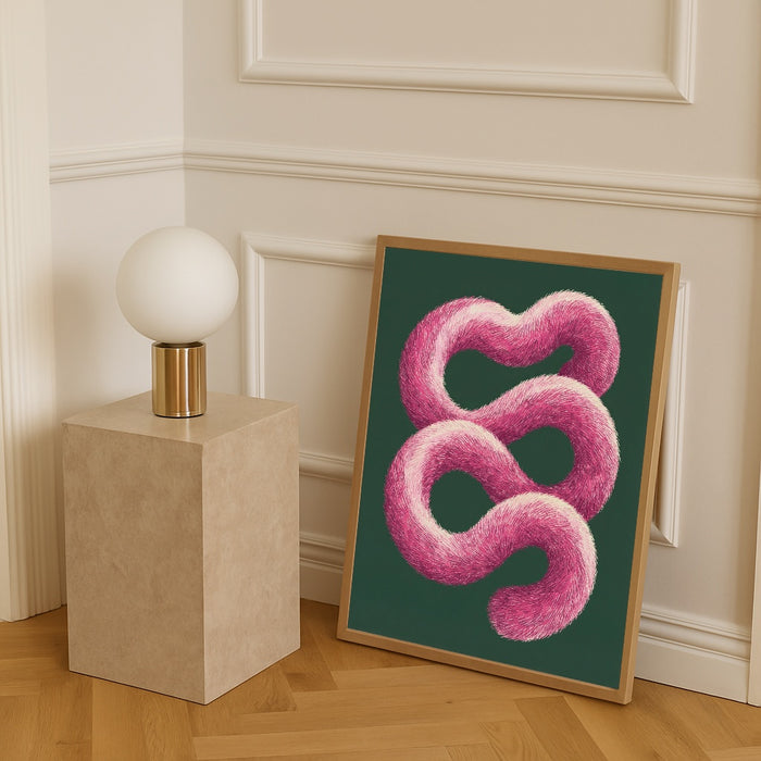 Organic Bloom Green – affiche et impression d’art