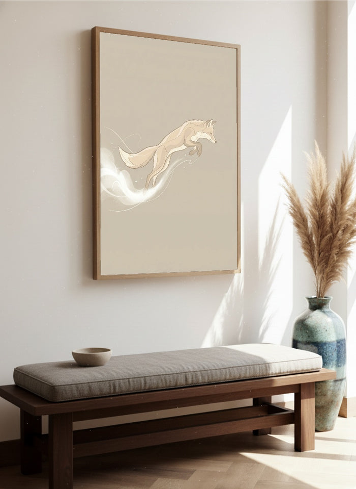 Dynamic Racquet Splash – plakat og kunsttryk