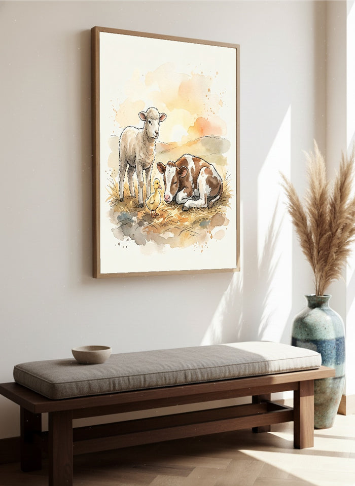 Farm Animal Medley – poster e stampa artistica