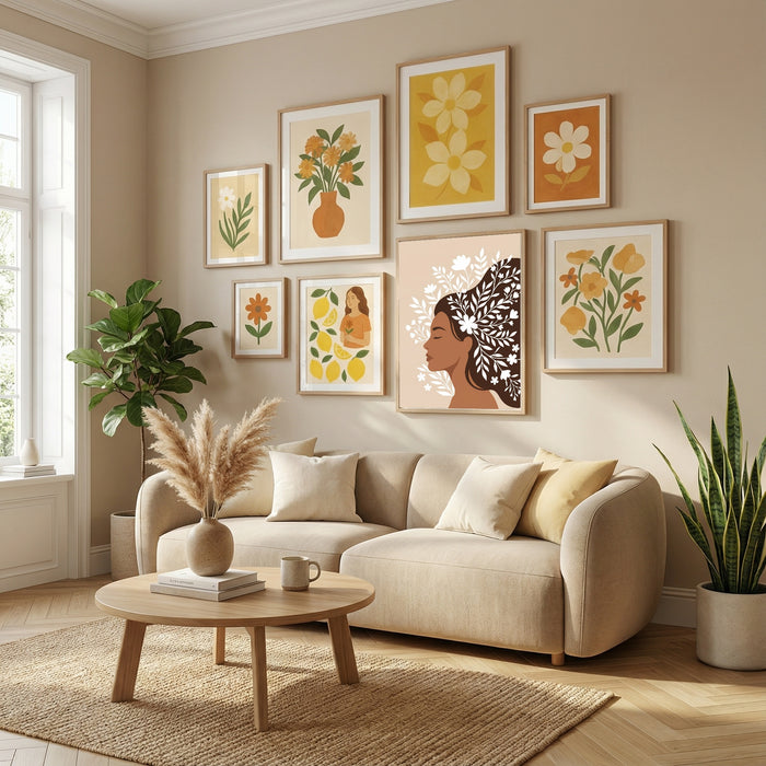 Botanisk omfavnelse – plakat og kunsttryk