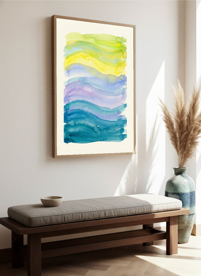 Azure Transition – plakat og kunsttryk